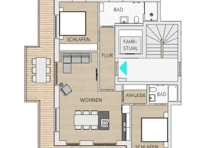 Seestrasse 9a Strandleben Lägenhet *